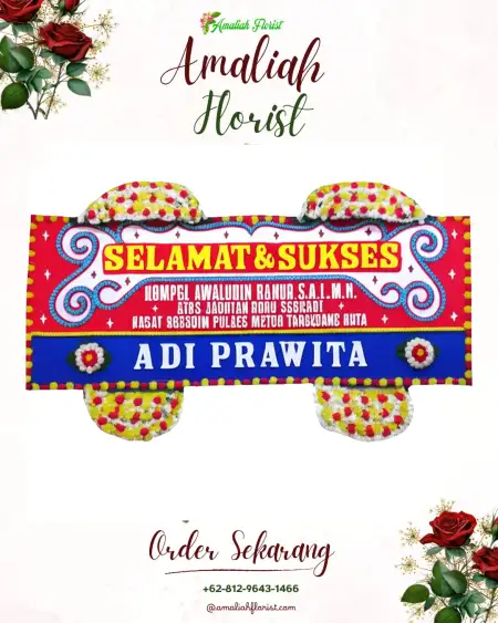 Papan Bunga Ucapan Selamat Sarwadadi